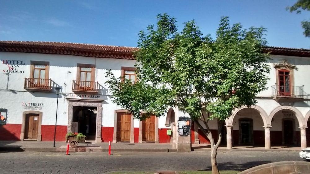 Hotel Casa Del Naranjo Пацкуаро Екстер'єр фото